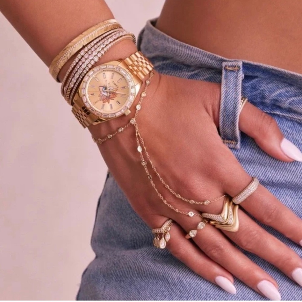 Jaquie Aiche Timex watch